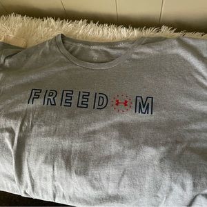 Under Armour Freedom Flag Black T-Shirt